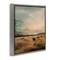 Stupell Industries Buffalo Under Big Sky Framed Floater Canvas Wall Art Design by Marilyn Hageman